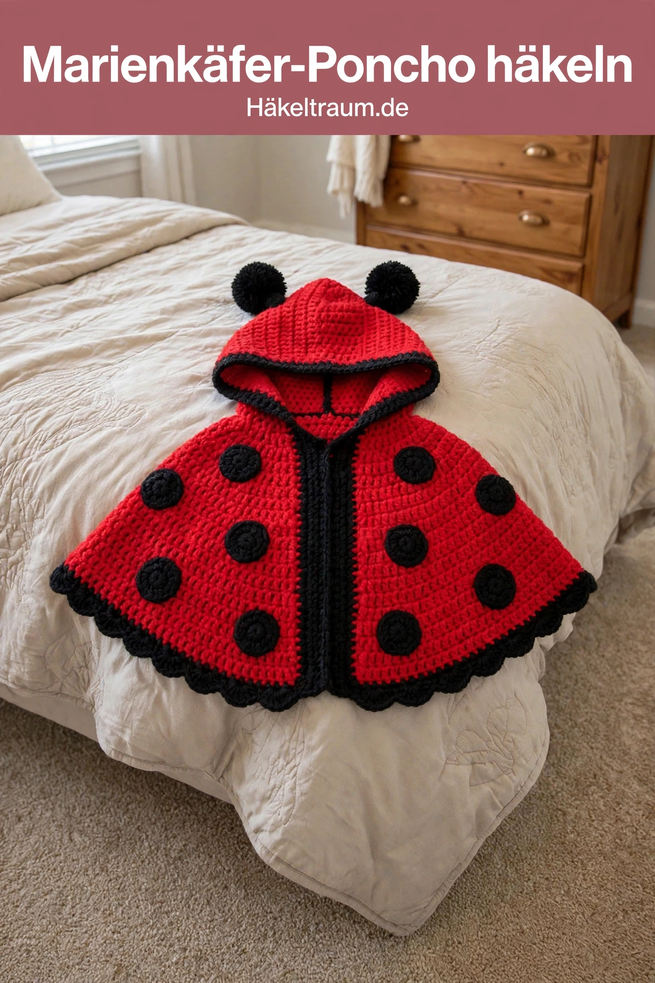 Baby Marienkäfer Poncho