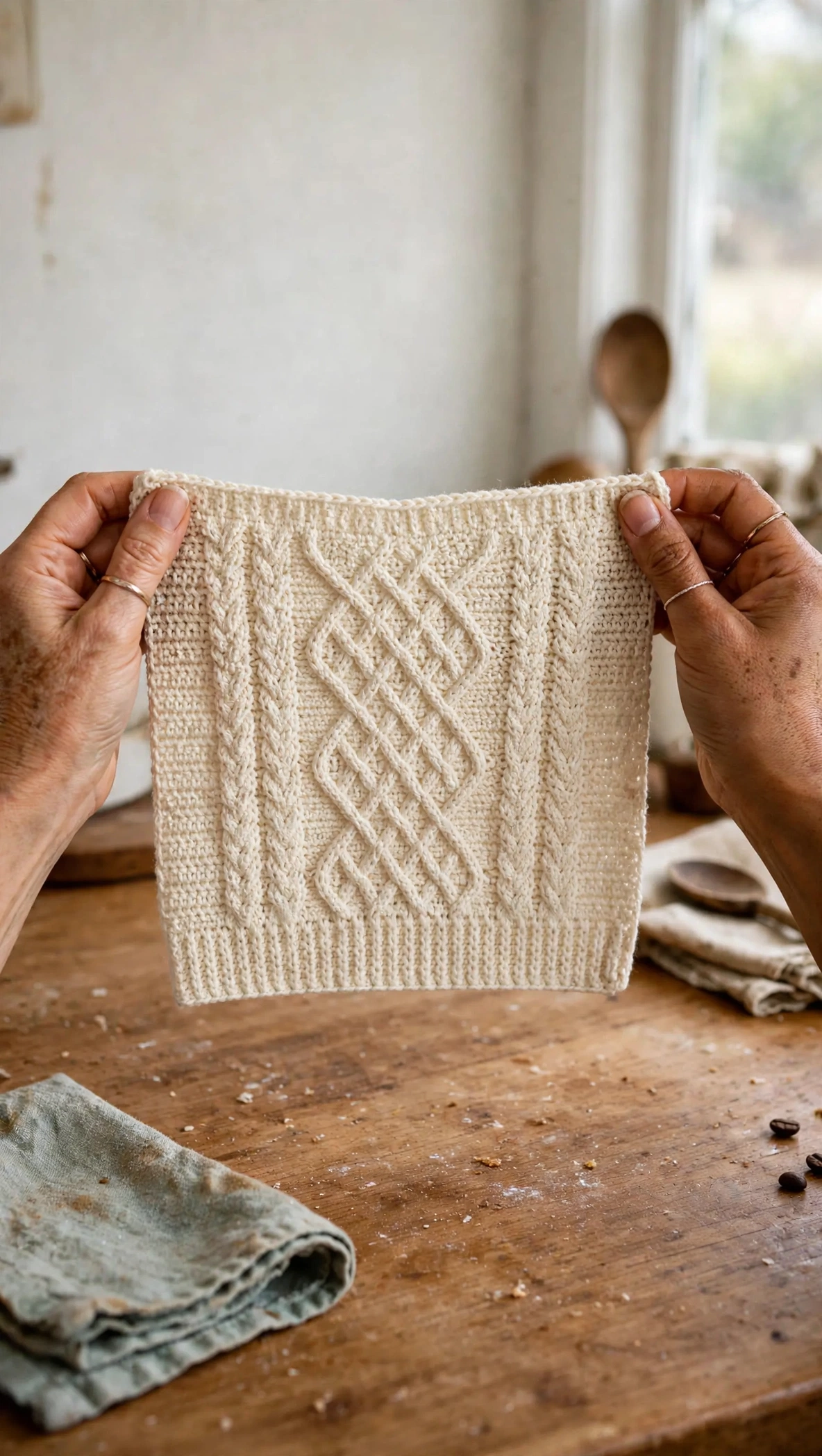 Paneel-Detail des Boho-Zopf-Crop-Tops