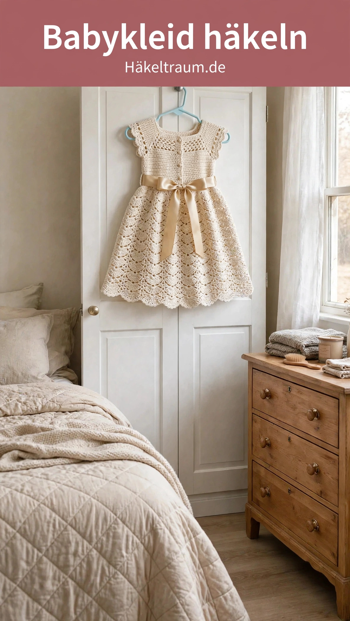 Elfenbein Spitzkleid Baby