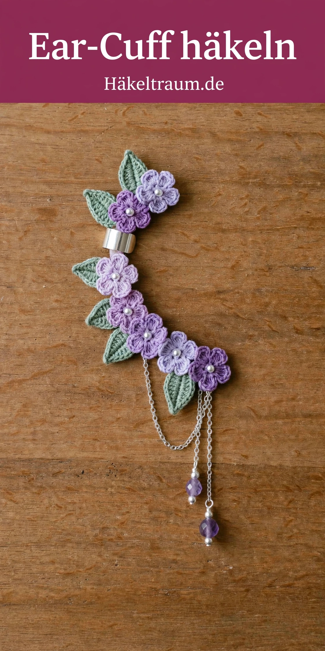 Lavendel-Ear-Cuff