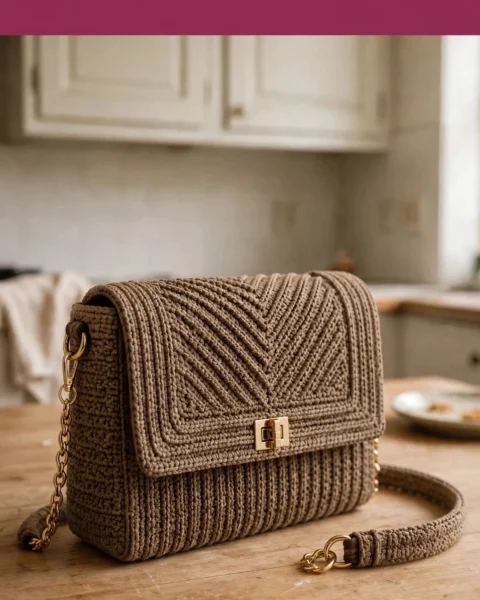 Luxus-Handtasche häkeln