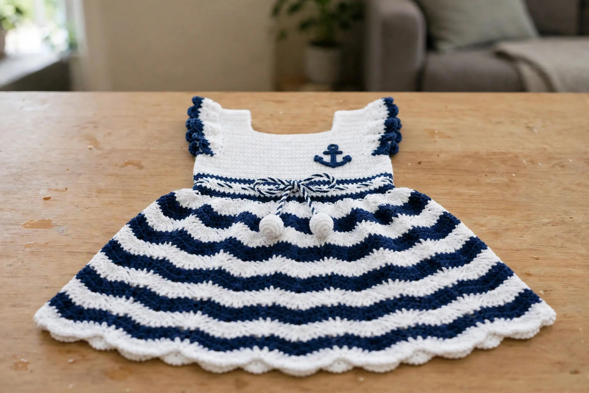 Nautisches Babykleid Fortschritt