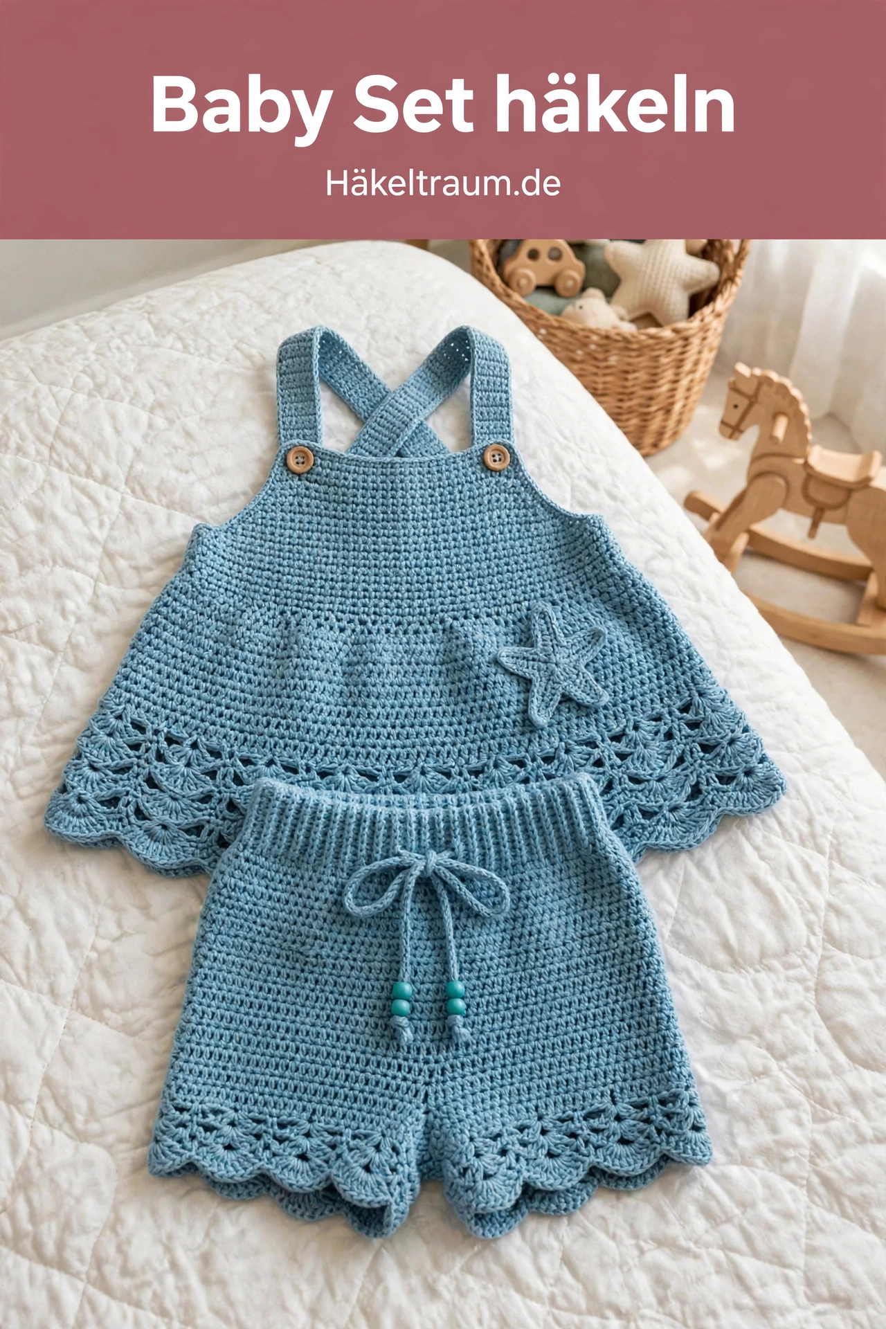 Ozeanblaues Küsten-Babyset