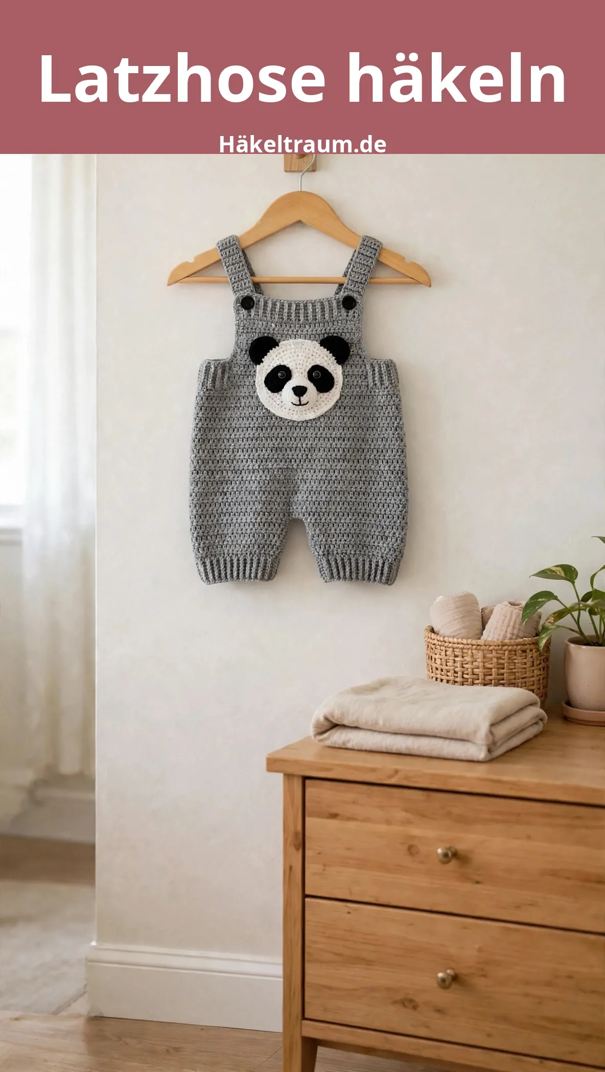 Panda Baby Latzhose