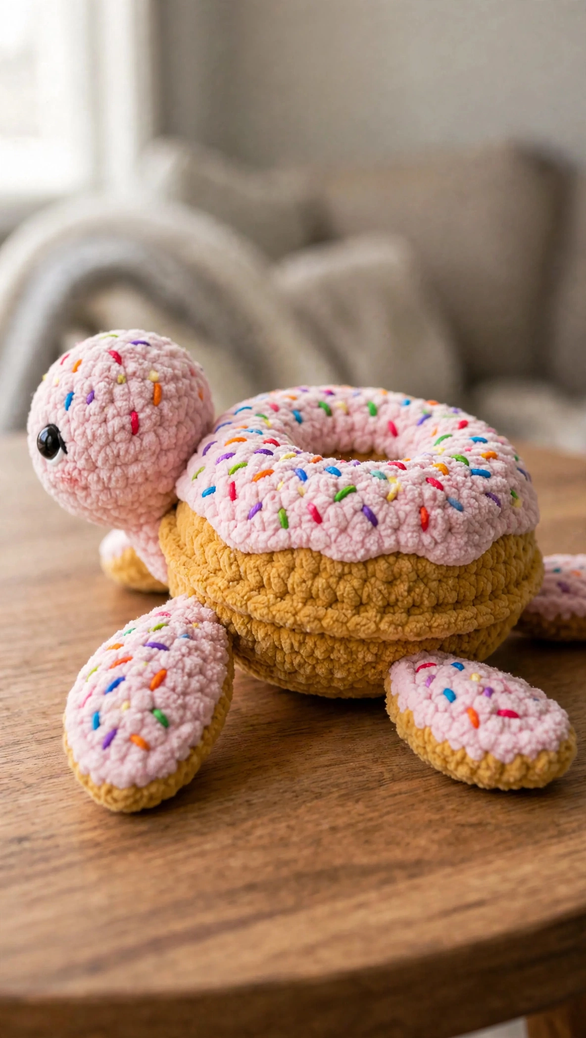 Donut-Schildkröte Häkelprojekt