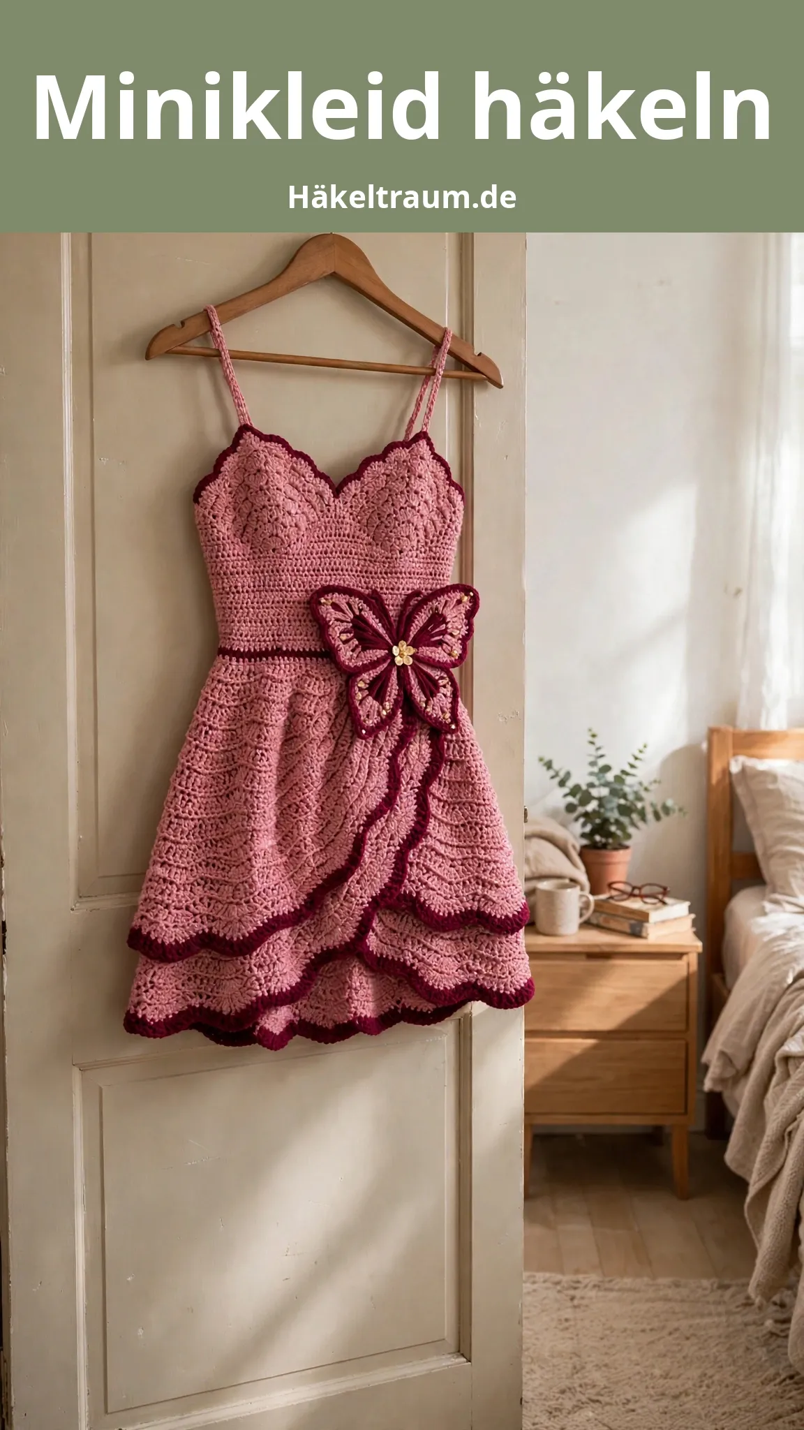 Rosegold Monarch Minikleid