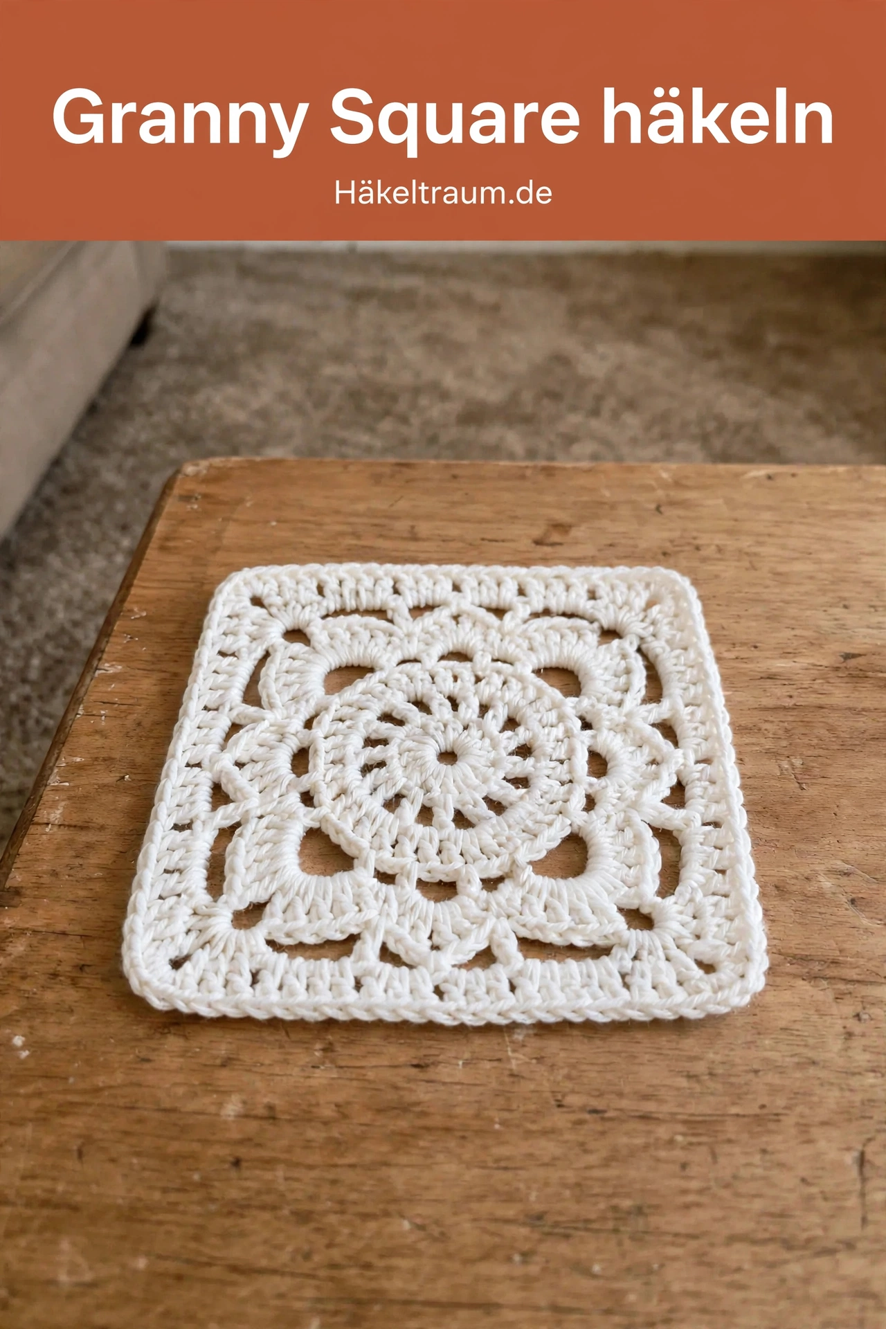 Weiden-Granny-Square Häkelmotiv